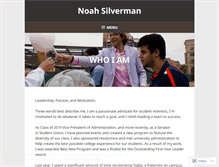 Tablet Screenshot of noahsilverman.com